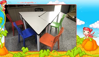 群組桌討論桌梯形桌